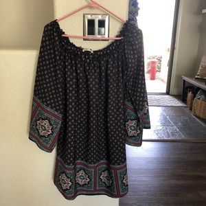 Off the shoulder dress